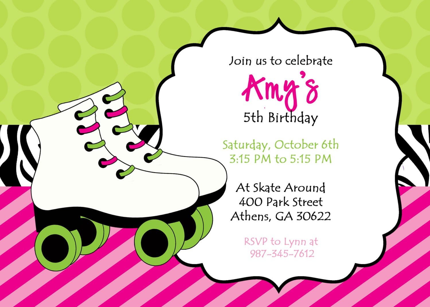 Roller Skating Party Invitations â Fleeciness Info